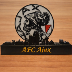 Ajax met Skyline (Nieuwe Logo)