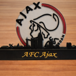 Ajax met Skyline (Oude Logo)
